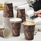 180-pack of 12 oz thickened paper coffee cups, disposable and perfect for hot or cold beverages. Ideal for office, home, and parties.